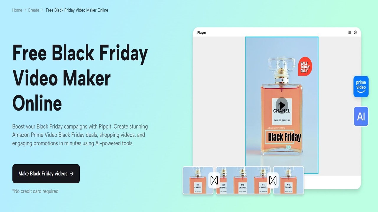 How to Customize Black Friday Videos for Instagram, TikTok, and YouTube with Pippit