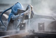 The Process of Sandblasting for Stripping Galvanized Coating